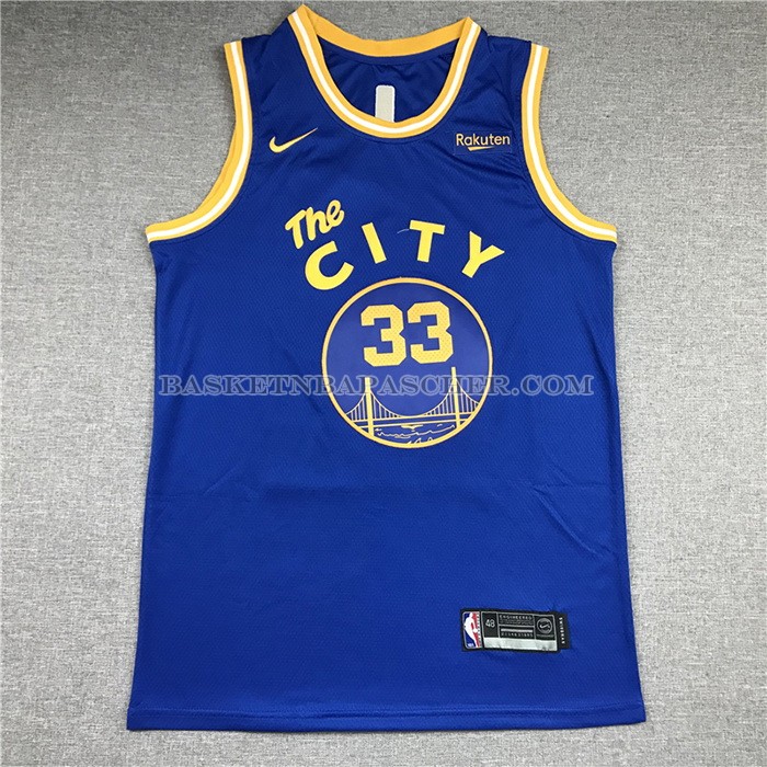 Maillot Golden State Warriors James Wiseman Hardwood Classics 2020 Bleu